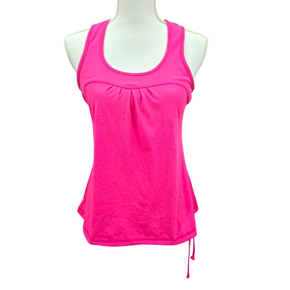 Old Navy Active Pink Crisscross Cutout Y2K Back Sportswear Tank Top Small